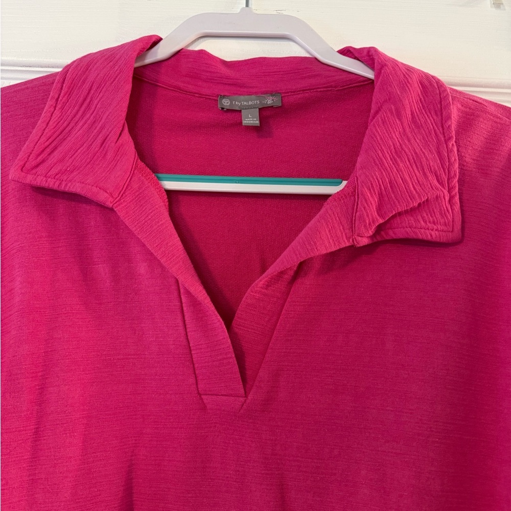 Pink Talbots pullover - Picture 2 of 3